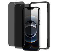 NIMASO Privacy Screen Protector for iPhone 16e/13 Pro/13/14 6.1-Inch, 9H Hardness Anti-Spy Tempered Glass Film, Military Grade Shatterproof, Anti-Scratch, with Easy Installation Tool,2 Pack