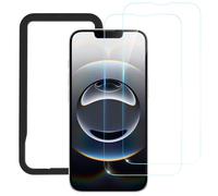 NIMASO Screen Protector for iPhone 17e/16e/14/13/13 Pro 6.1-Inch, 2 Pack 9H Hardness HD Clear Tempered Glass Film, Military Grade Shatterproof, Anti-Scratch, with Easy Installation Tool