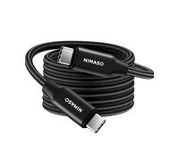 NIMASO USB C to USB C Cable 2M, 3.1 Gen2 100W Type C Fast Charger Cable | Support 4K Video Output for iPhone 17/16/15 Series,Macbook,iPad Pro,Samsung Galaxy,Huawei,Google Pixel, and More