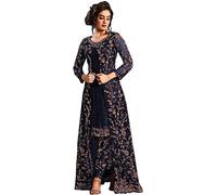 Nimbark Indian/Pakistani Bollywood Party/Wedding wear Salwar Kameez/Salwar Suit for Women, Blue-1, Small
