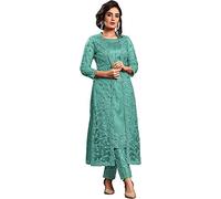 Nimbark Indian/Pakistani Bollywood Party/Wedding wear Salwar Kameez/Salwar Suit for Women, Light Blue-2, Large
