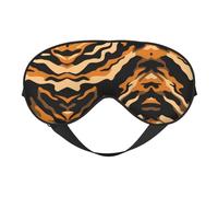 Nimbisense Brown Camo Print Sleep Mask Breathable Soft Comfortable Eye Mask with Adjustable Strap for Travel Office Nap Shift Work