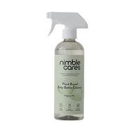 Nimble Cares Bottle & Cup Cleaner | Fragrance Free Liquid Spray for Baby Bottles, Teats, Breast Pumps, Feeding Utensils, Protein Shakers and more | Removes Milk & Protein Residue (500 ml)