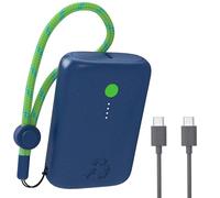 Nimble Champ 10K USB-C Portable Charger, 20W PD & QC 4.0 Fast Charging Power Bank, Dual USB-C Ports, Compatible with iPhone, iPad & Android, Made from Recycled Plastic (Nebula Blue)