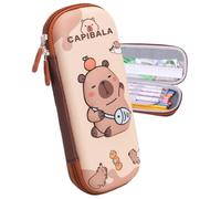 NimblusToy Capybara Pencil Case,3D Pen Bag,Stationery Box,Cartoon Anime Large-Capacity Multifunctional Makeup Cosmetic Bag,Stationery Case for Girls Boys Students of School Teenagers Gift（C）