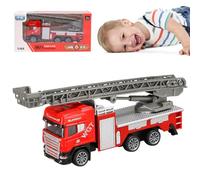 NimblusToy Fire Engine Toys, Large Fire Truck Toy Friction Powered Large Toys Firetruck Friction Powered Vehicles for Birthday Presents Cars Games Track Games（A）