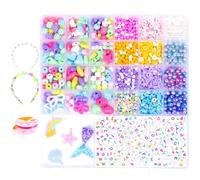 NimblusToy Jewellery Making Kit, Bracelet Making Kit for Girls, 2000+ PCS Beads for Bracelet Making, DIY Crafts Necklace Make Party Gifts, Bead for Bracelet Arts and Crafts Gifts for Teen Girls