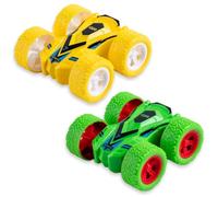 NimblusToy Pull Back Car,Monster Truck Toys,Friction Powered Vehicles, Rotating Stunt Dragon Push and Go Vehicles Toys,Durable Off-Road Toy Cars for Kids Christmas Birthday Gifts 2pcs(C)