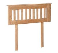 Nimbus Bed - Slatted Headboard - Oak - Sizes Available
