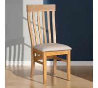 Nimbus Dining Chair - Set of 2 - Slatted Back - Oak