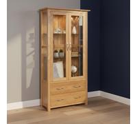 Nimbus Display Cabinet - 2 Door - Oak