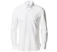 Nimbus Men's Rochester Slim Fit Long Sleeve Oxford Shirt in White | Size: Medium Nimbus White M