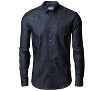 Nimbus Torrance Slim Fit Denim Shirt with Stretch Dark Blue Button Down