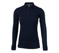 Nimbus Women's Carlington Deluxe Long Sleeve Polo Shirt in Dark Navy | Size: XL Nimbus Dark Navy XL