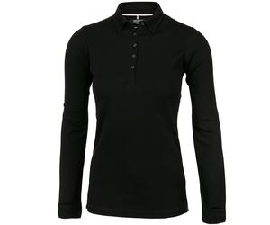 Nimbus Womens/Ladies Carlington Deluxe Long Sleeve Polo Shir RW5652