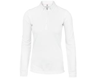 Nimbus Womens/Ladies Carlington Deluxe Long Sleeve Polo Shir RW5652