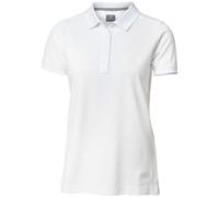 Nimbus Womens/Ladies Yale Short Sleeve Polo Shirt White Navy RW3618