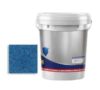 Nimedala Epoxy Sand Floor Paint, Epoxy Floor Paint, High Gloss Marble Effect Coating for Concrete, Waterproof, Non-Slip, for Basement, Wood Floors, Garage, Outdoor (Dark Blue,3kg)
