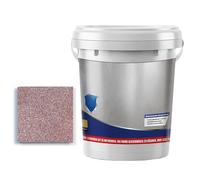 Nimedala Epoxy Sand Floor Paint, Epoxy Floor Paint, High Gloss Marble Effect Coating for Concrete, Waterproof, Non-Slip, for Basement, Wood Floors, Garage, Outdoor (Red,500g)