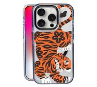 Nimeey Tiger for iPhone 16 Pro Max Case,MagSafe Compatible,Matte Soft Slim Shockproof Cover,Anti-Fingerprint,Anti-Yellowing,Anti-Scratch Back,Magnetic Phone Case for Women,Girl,Cute,Girly,Clear