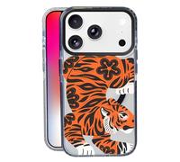Nimeey Tiger for iPhone 17 Pro Max Case,MagSafe Compatible,Matte Soft Slim Shockproof Cover,Anti-Fingerprint,Anti-Yellowing,Anti-Scratch Back,Magnetic Phone Case for Women,Girl,Cute,Girly,Clear