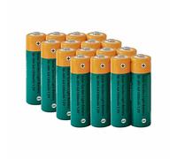 NiMH AA 1300mAh 1.2V Rechargeable Batteries for Outdoor Solar Garden Lights Landscape Path Lights Yard Lights (16 Pieces)