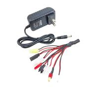 NiMH NiCd Battery Charger Universal RC Battery Charger for (2-10S) 4.8V 7.2V 8.4V 9.6V, RC Car Charger for Traxxas Battery Pack 2.4V-12V,AC-DC Plug Charger, Airsoft Battery Packs