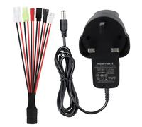 NIMH RC Battery Charger 2.4V 3.6V 4.8V 6V 7.2V 8.4V 9.6V 10.8V 12V With Standard Tamiya/Mini Tamiya/SM 2P/XH/JST/Futaba for NICD RC Boat/Aircraft/Drone/Airsoft, 2-10S RC Car, Charger