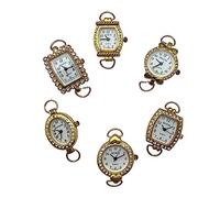 NIMI 5 Piece Elegant Watch Face Set for Beading and Jewelry Making (Gold)