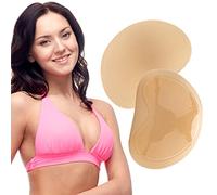 Nimiah Silicone Bra Inserts Breast Pads Sticky Push-up Inserts for Swimsuits Dresses Bikini Top 1 Pairs