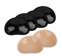 Nimiah Silicone Bra Inserts Breast Pads Sticky Push-up Inserts for Swimsuits Dresses Bikini Top 3 Pairs