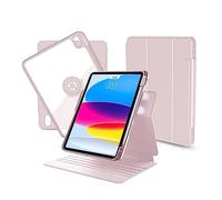 nimin iPad 10th Generation Case 2022 10.9 Inch, with Dual Magnetic Design, 11 Different Usage Modes - 360° Rotating Leather Case with Pencil Holder
