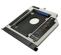 Nimitz 2nd HDD SSD Hard Drive Caddy for Lenovo Ideapad 310 510 with Bezel/Bracket