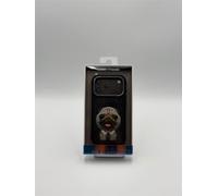 Nimmy Big Eye Cute Pet Pug Dog MagSafe Case for iPhone 17 Pro 6.3 Black Grey