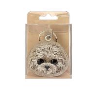 Nimmy Big Eye Cute Pet Teddy for Airtag Keychain Brown - N-XDY-YSK-014