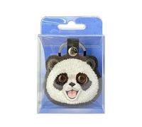 Nimmy Big Eye Cute Pet Travel Panda Face for Airtag Keychain Black - N-XDY-YSK-06-A