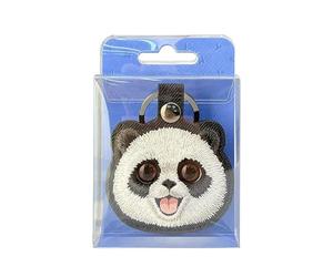 Nimmy Big Eye Cute Pet Travel Panda Face for Airtag Keychain Black - N-XDY-YSK-06-A