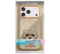 Nimmy Friends Big Eye Poodle Dog Case MagSafe iPhone 17 Pro 6.3" Brown Orange