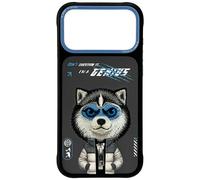 Nimmy Cool & Cute 2.0 Husky Case with MagSafe for iPhone 17 Pro 6.3" Grey Blue