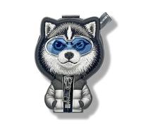 Nimmy Cool & Cute 2.0 Husky Embroidery Magnetic Stand with Magnet Grey - N-KM-BSZJ-017