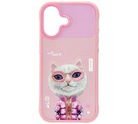 Nimmy Cool & Cute 2.0 White Rich & Beauty Cat Case with MagSF for iPhone 17