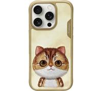 Nimmy Friends Big Eyed Pet 2.0 Cat Case for iPhone 16 Pro Max 6.9" Khaki