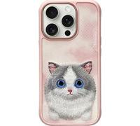 Nimmy Friends Big Eyed Pet 2.0 Cat Case for iPhone 16 Pro Max 6.9" Pink - N-XDY-iP16-Pro-Max-07