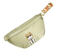 Nimmy Friends Cool & Cute 2.0 Cat Shoulder Crossbody Bag Khaki -N-KM-XB-05