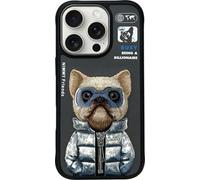 Nimmy Friends Cool & Cute 2.0 Dog Case for iPhone 16 Pro 6.3" Black