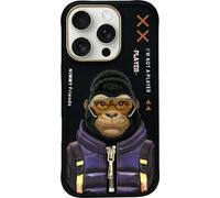 Nimmy Friends Cool & Cute 2.0 Gorilla Case for iPhone 16 Pro 6.3" Black