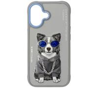 Nimmy Friends Glasses Cool Dog Case with MagSafe for iPhone 17 6.3" Grey Blue