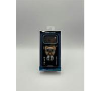 Nimmy Friends Nimmy Cool & Cute 2.0 Little Rich Tycoon Dog Case with MagSafe Stand for iPhone 17 Pro Max 6.9" Black Blue