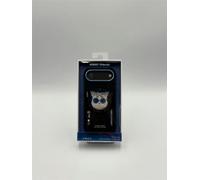 Nimmy Friends Nimmy Glass Cool Cat Face Case with Detachable MagSafe Grip Stand for iPhone 17 Air 6.5" Black Blue - N-YJKM-CXZJ-IP17-AIR-03