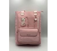 Nimmy Friends Nimmy Magnetic Fashion Series Combo White Cat Laptop Backpack with Detachable Pouch Pink - N-CXMC-STSJDNBZH-04